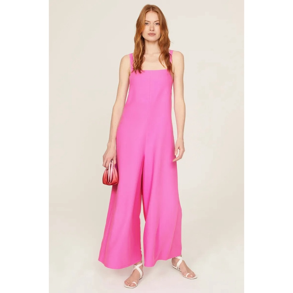 Adam Lippes x RTR Pink Jumpsuit Size 4 Gently Used